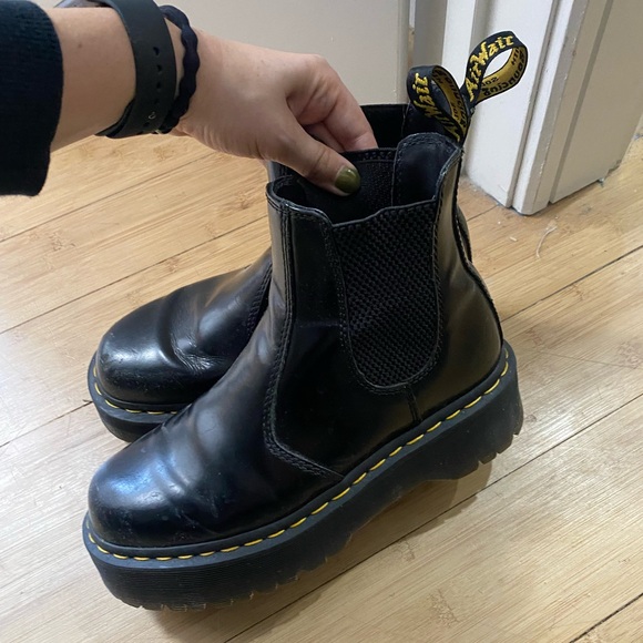 Dr. Martens Black Chunky Chelsea Boots - Picture 3 of 7